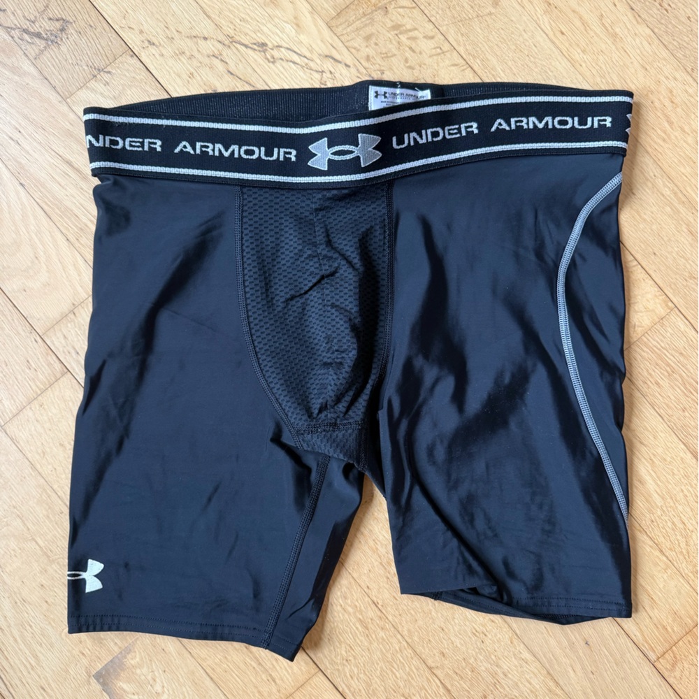 Under Armour Men's Black Compression Shorts Medium
